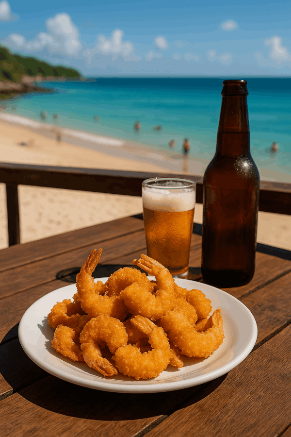 Restaurante Frutos do Mar Pipa  - Camarão à Milanesa