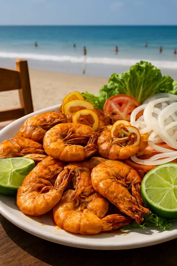 Restaurante Frutos do Mar Pipa - Camarão ao alho e óleo